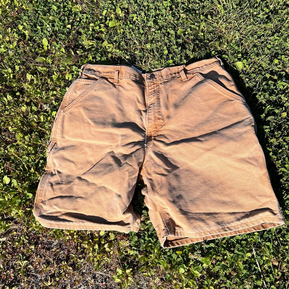 Vintage Carhartt Canvas Duck Brown Shorts 36
